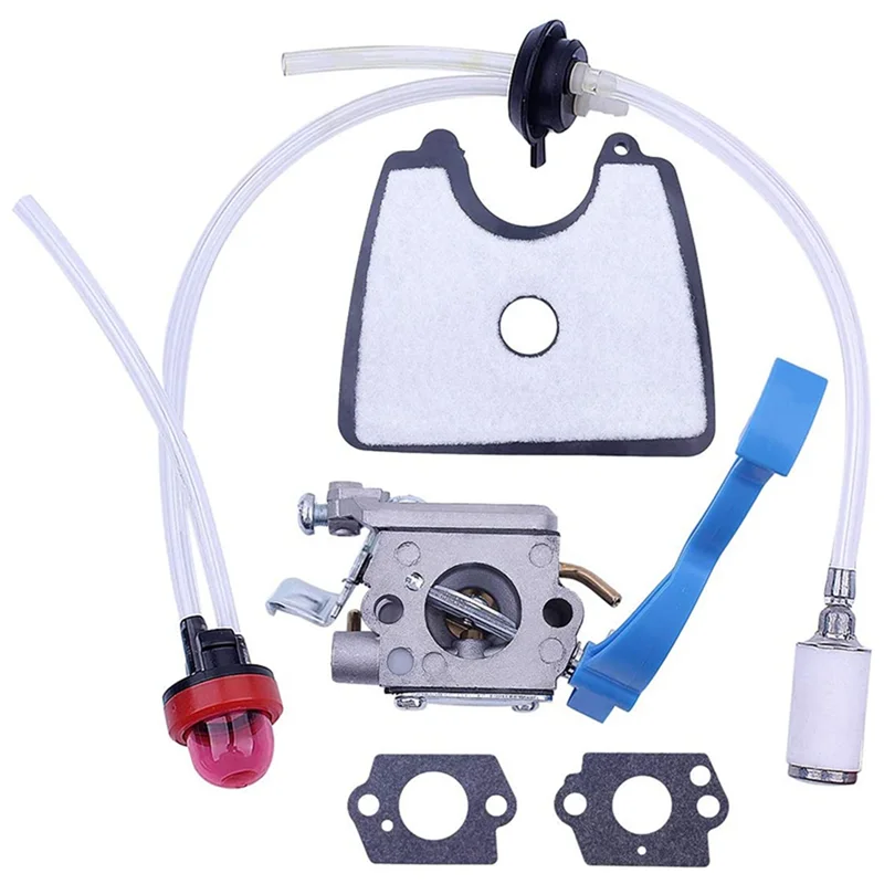 

AB42-6X Carburetor With Air Fuel Filter Line Tune For 125BX 125BVX Leaf Blower Parts For Zama C1Q-W37 581798001