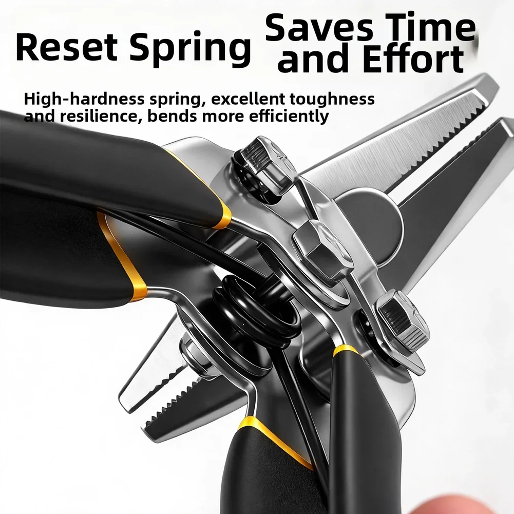 High Strength Folded Edge-Pliers For Metal Sheet Bending Effortless Grip For Iron Panels Ceiling Boards And Stainless Steel
