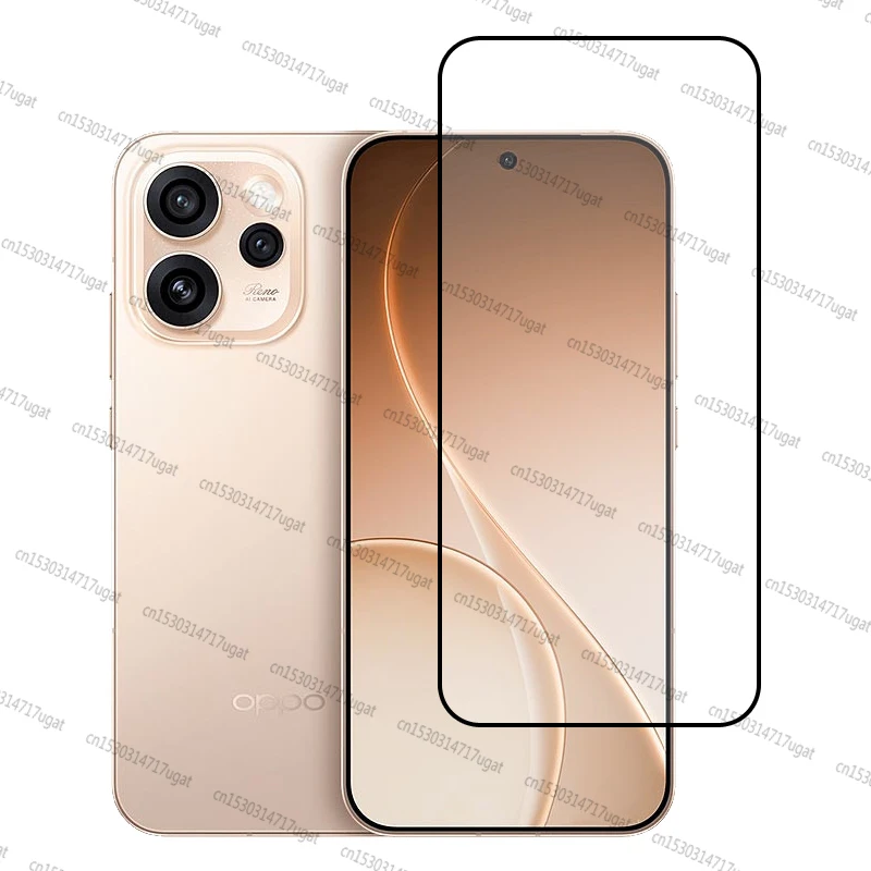 غطاء كامل من الزجاج المقسى لهاتف اوبو رينو 15 برو واقي للشاشة كاميرا لين فيلم اوبو رينو 15 برو زجاج لزجاج اوبو رينو 15 برو