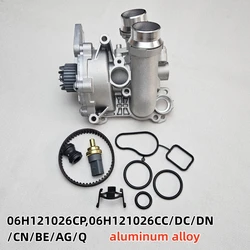 06 h121026dd aluminiowa pompa wody chłodzącej do Audi A3 A4 B8 A5 Q5 VW Golf Jetta Tiguan Passat 1.8T 2.0 TFSI EA888 CCTA CBFA CCZA