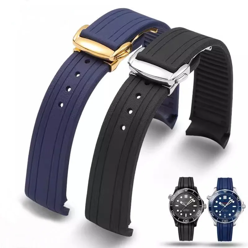 

Ремешок резиновый для часов Omega Seamaster 300, AT150, 20 мм