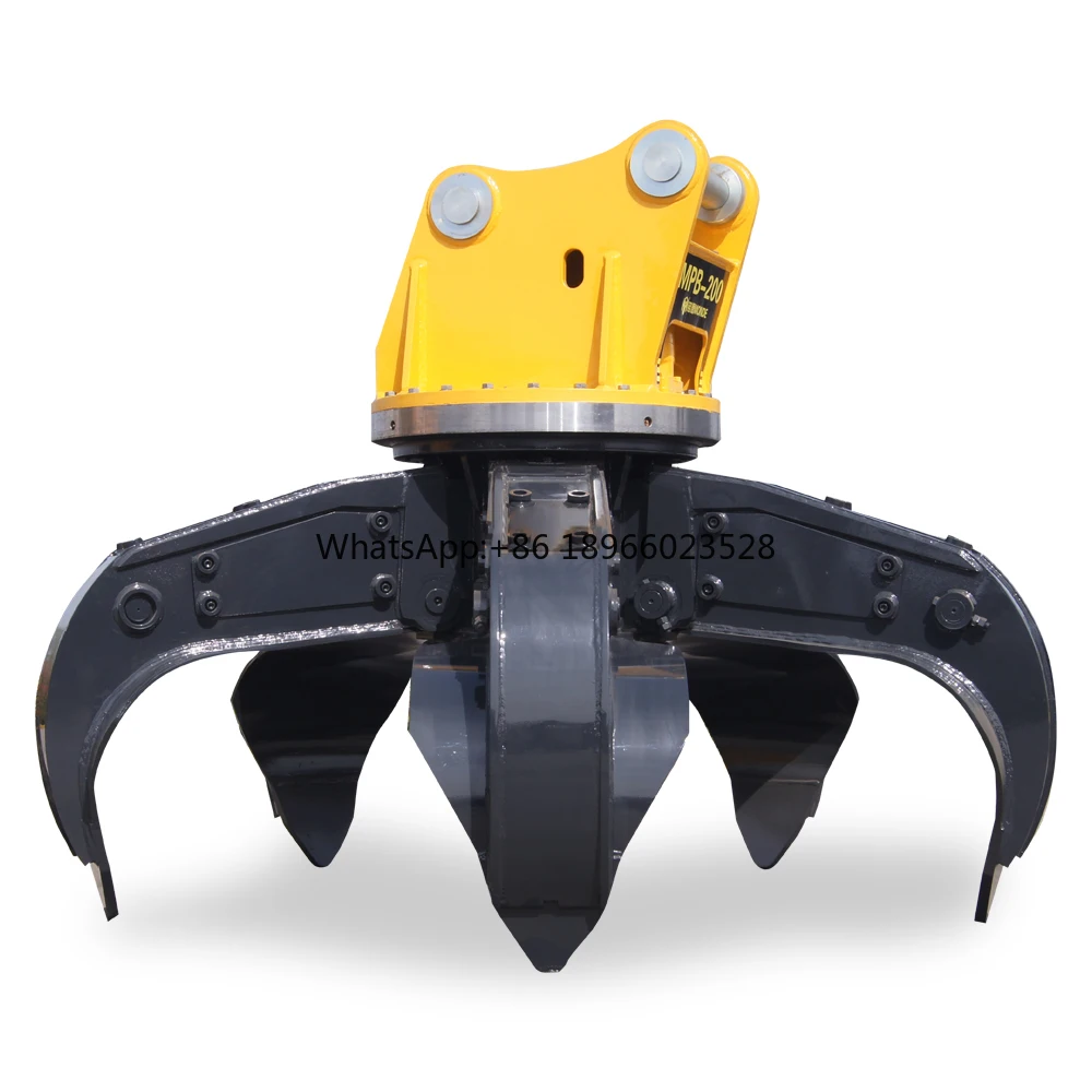 high performance Multi Peel grapples for 20-30 ton excavator