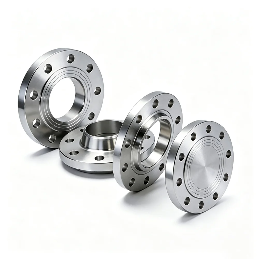 304/316L/235 Stainless Steel Weld Neck Bland Plate LJF SO Flanges ASTM EN GB Standard for Industry Gas Oil Water Pipe Fittings