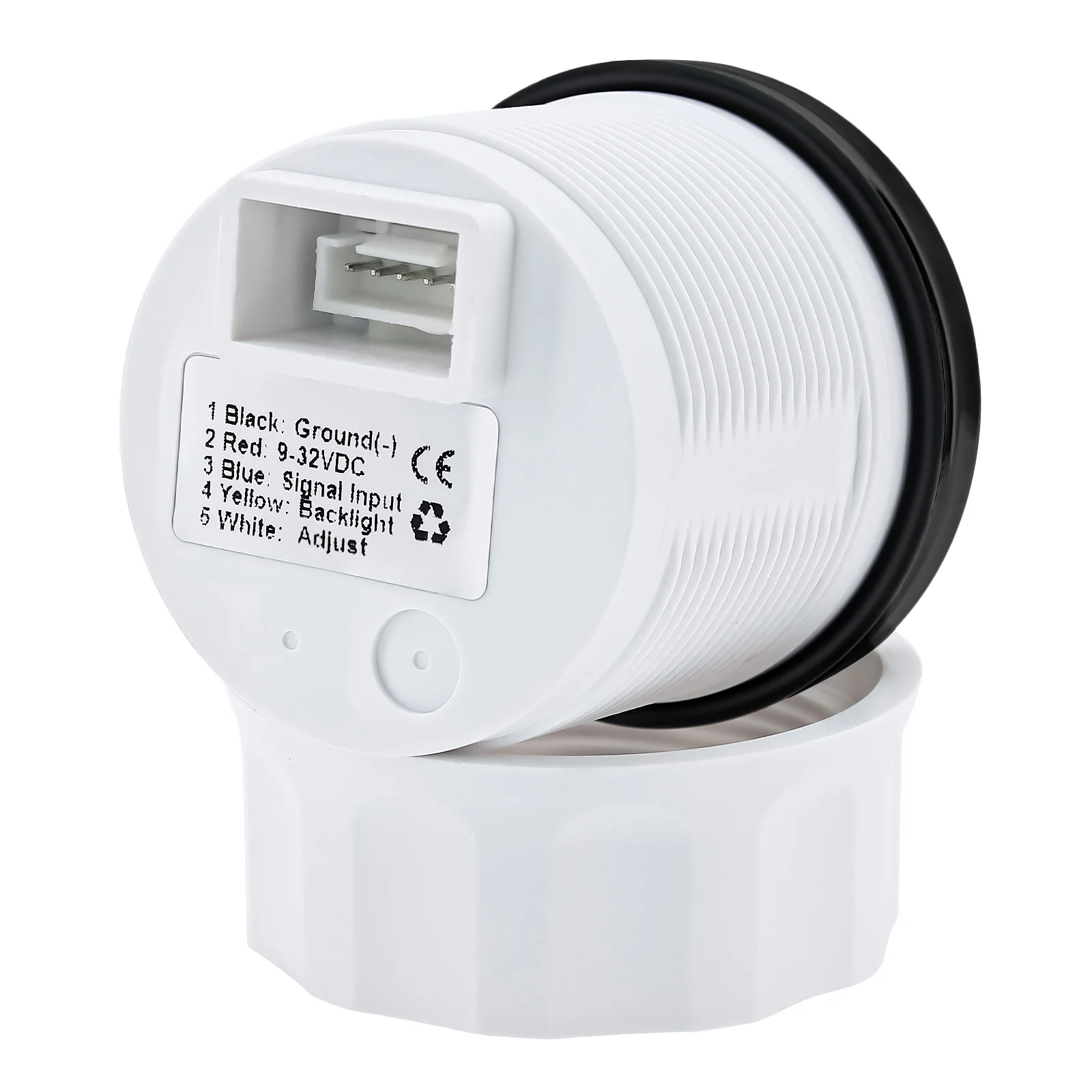 52mm Kraftstoffs tand anzeige 0-190Ohm Kraftstoff zähler mit Alarm funktion für Marine boot Auto Yacht 7 Farbe Hintergrund beleuchtung Öltank anzeige – Detail 9