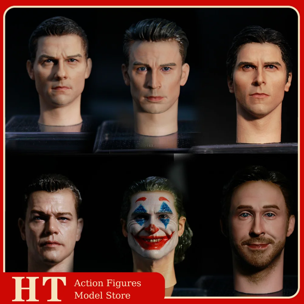 Original 99HEAD CARVIN 1/6 Joker Captain America Male Soldier Head Sculpt Multiple Choice For 12inch Action Figure Body In Stock