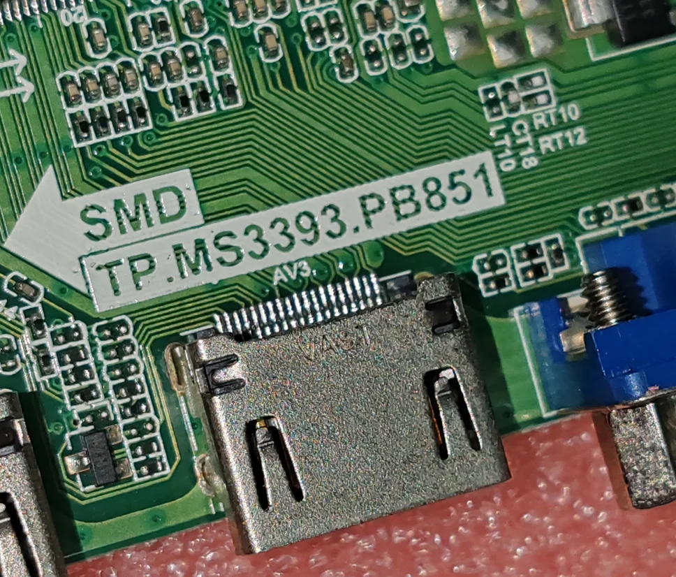 TP.MS3393.PB851 Scheda madre TV tre in uno testata bene