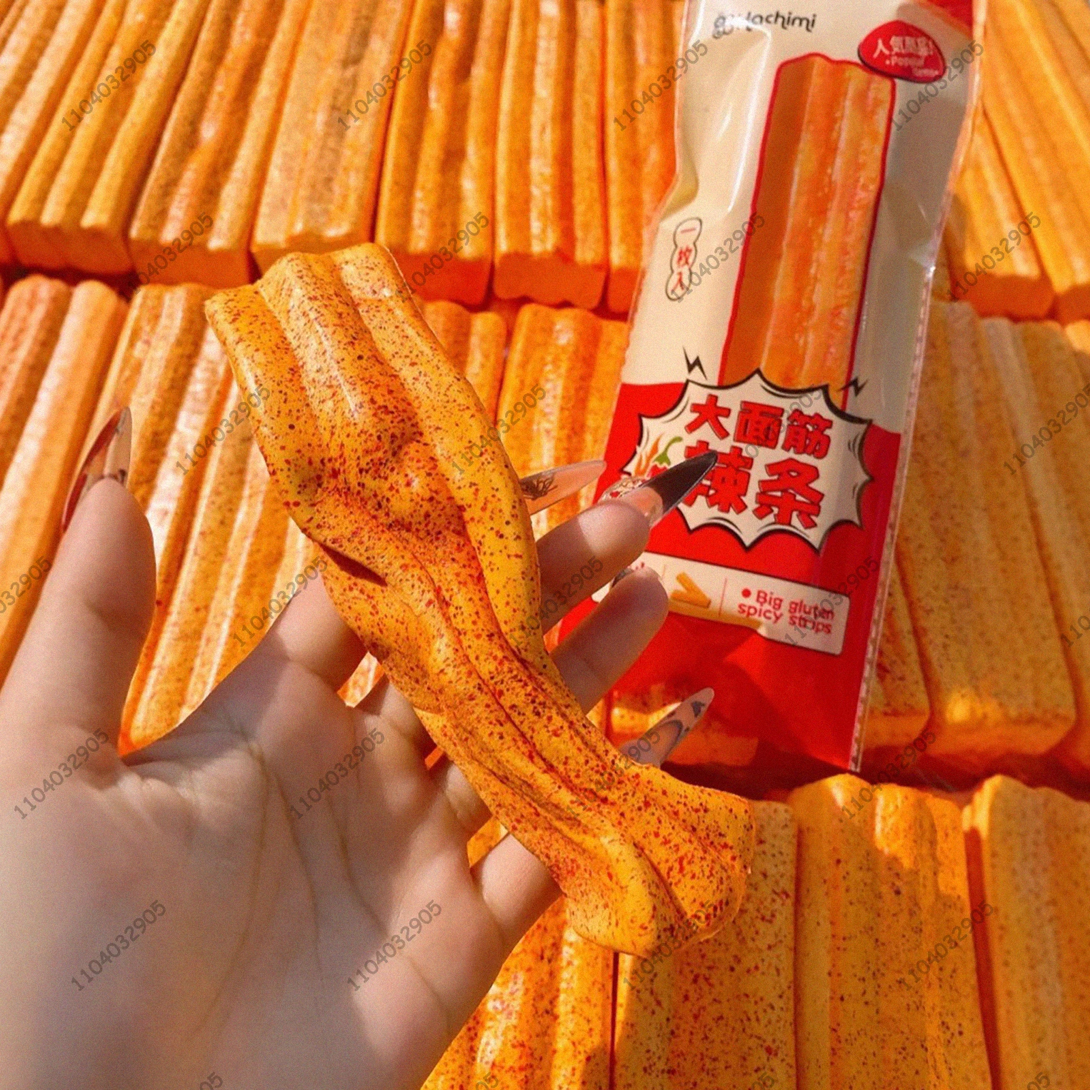 Tiras picantes de subida lenta brinquedo mole lanche chinês brinquedos para crianças e adultos anti estresse asmr sensorial engraçado comida brincadeira presentes