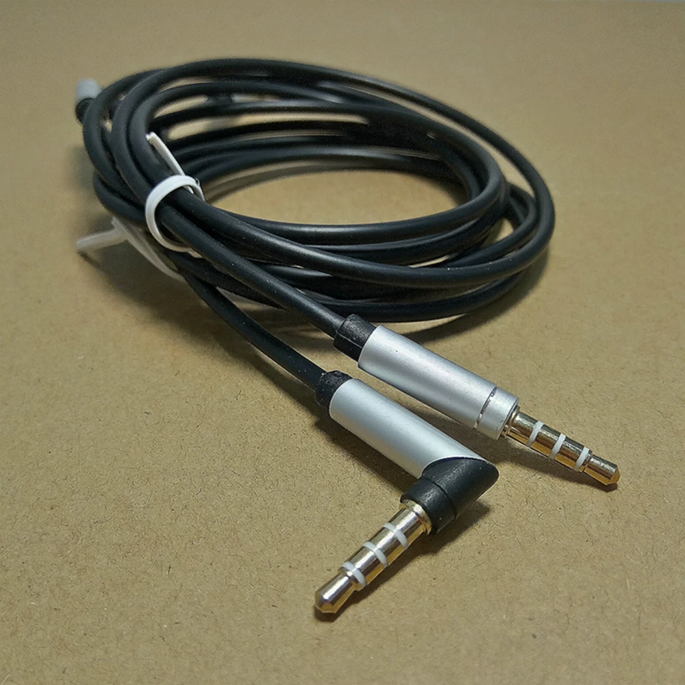 Jack 3,5 mm AUX-kabel Audiokabel 3,5 mm stopcontacten Luidsprekerkabel 4-polige hoofdtelefoon Auto MP3 AUX-kabel Verlengstekker