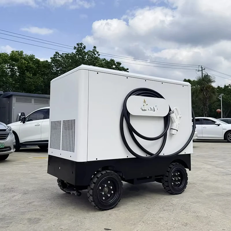 Emergency Movable DC CCS G/BT Battery Charger 25Kwh-130kwh 60kw 80kw 100kw DC Ev Charging Fast Mobile for Car