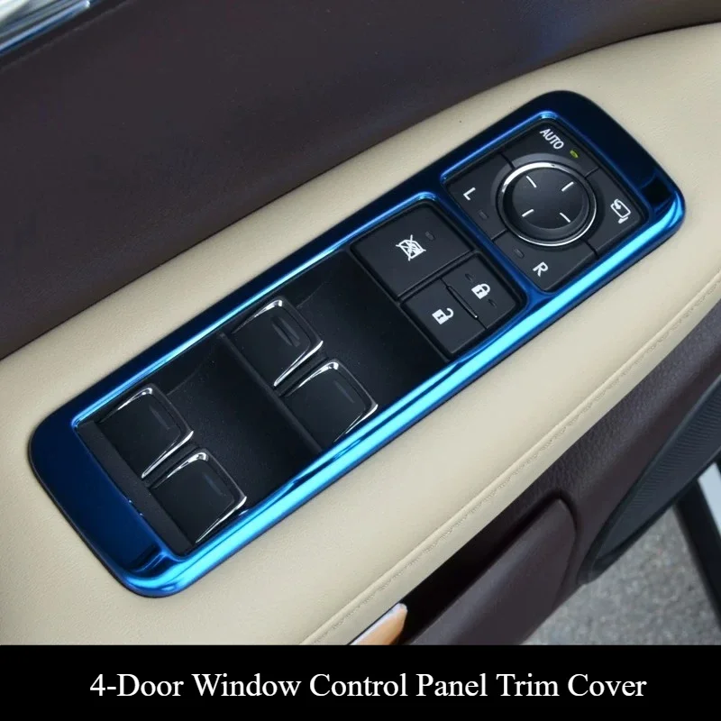 Gear‑Shift‑Panel‑Trim‑Sticker Stainless‑Steel Anti‑Scratch Precise Fit Car Accessories For Lexus RX300/RX200t/RX450h 2016-2022