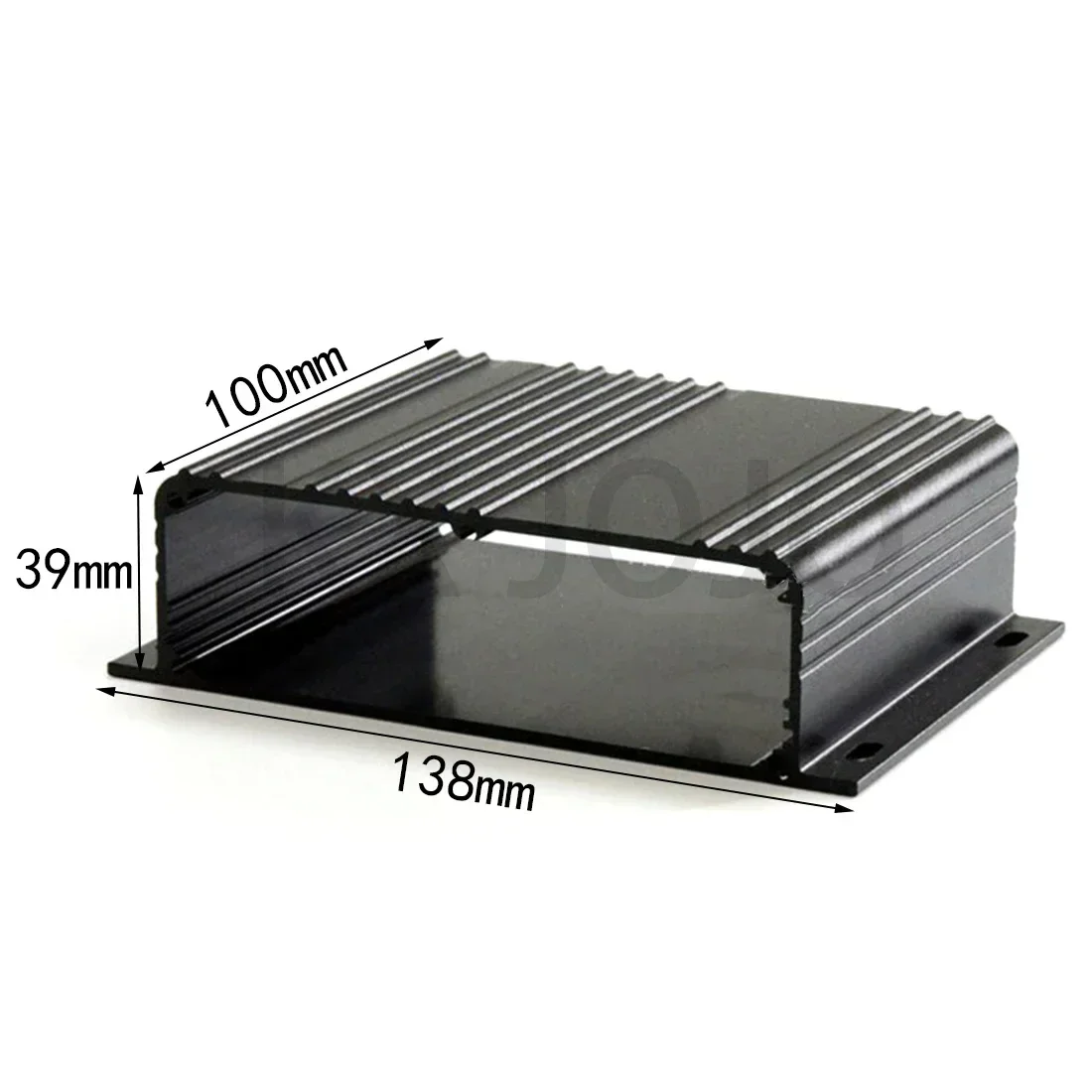 Aluminum Enclosure 138*39*100mm Integrated Box PCB Instrument DIY Electronic Project Case Protective Box Black