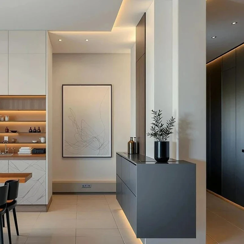 เฟอร์นิเจอร์ชุดครบครันสำหรับบ้านทั้งหลัง รวมถึงตู้ห้องนั่งเล่น ตู้เสื้อผ้า ตู้รับประทานอาหาร พร้อมบริการออกแบบกราฟิก