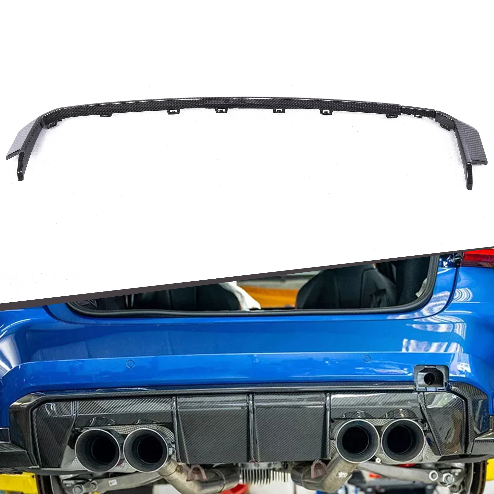

Modification Real Dry Carbon Rear Diffuser Trims for G80 M3 G82 G83 M4