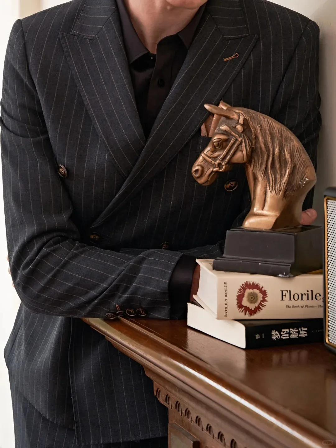 2-delig herenpak set double-breasted business casual slim fit herenpak op maat bruidegom pak (jas + broek) set voor bruiloft