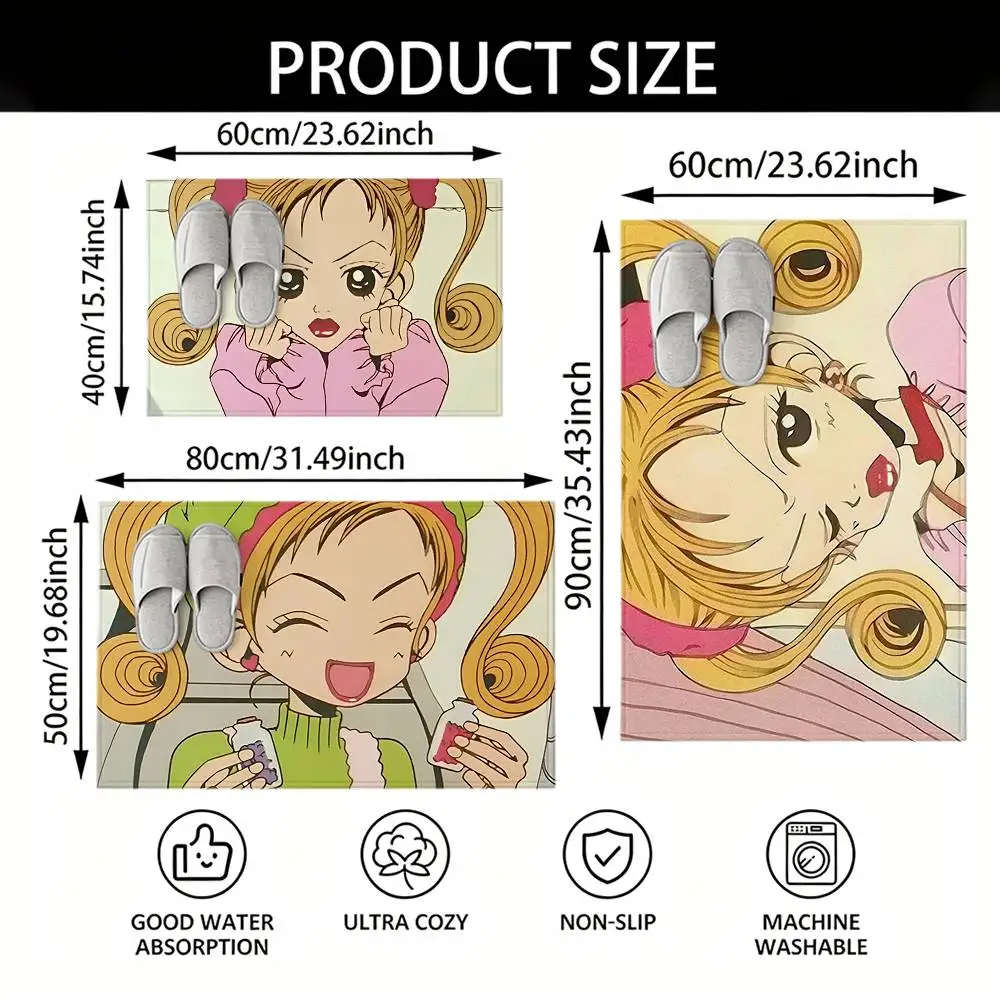 M-Mikako N-Neighborhood Story Bedroom Decor Carpet  for Living Room Thick Plush Study Floor Mat Home Fluffy Soft Rug