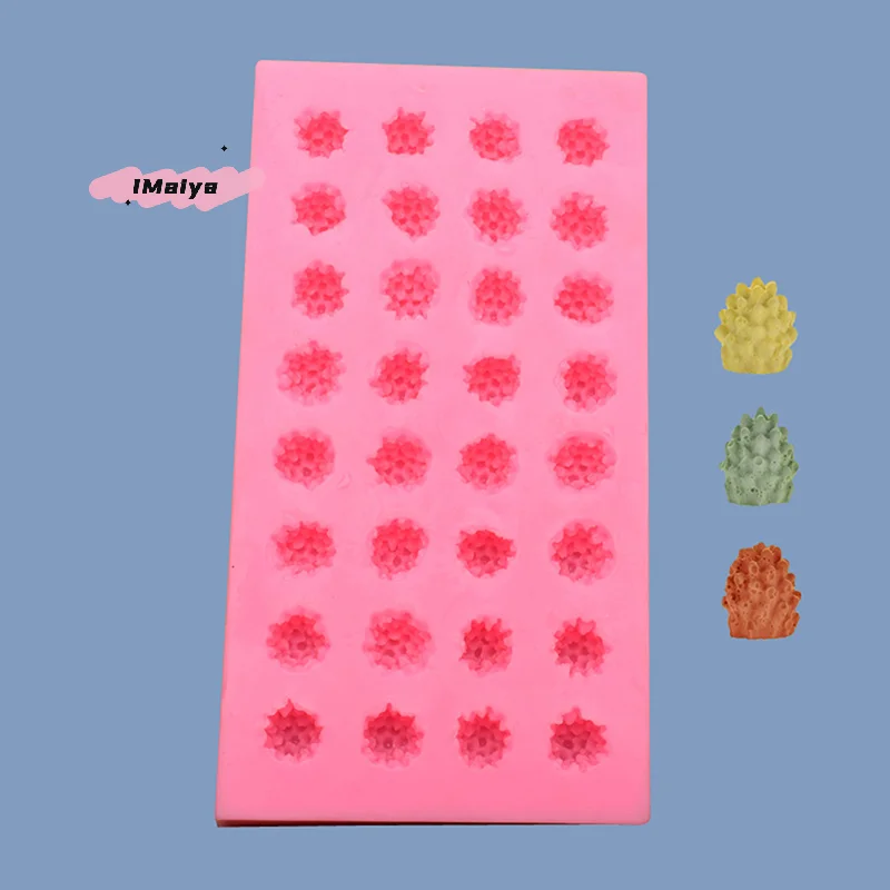 DIY 3d Raspberry Fruit Silicone Mold Diffuser Plaster Epoxy Resin Mold Fondant Chocolate Mousse Cake Decoration Baking Mold view 3