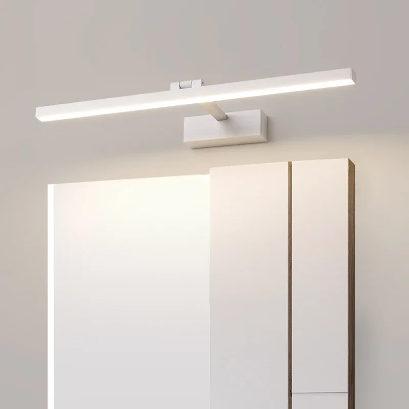 Applique Murale LED Moderne en Acier Inoxydable Acrylique, pour Miroir de Maison, Club, KTV, Salle de Bain, L40 cm, L50 cm, L60 cm, L70 cm, L90 cm