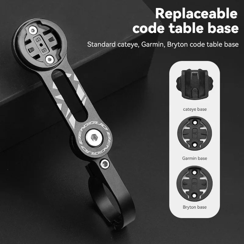 

Aluminum Alloy Universal Bike Mount Holder Fits Sports Camera Sturdy Durable Bracket Compatible with MTB and Road Bikes