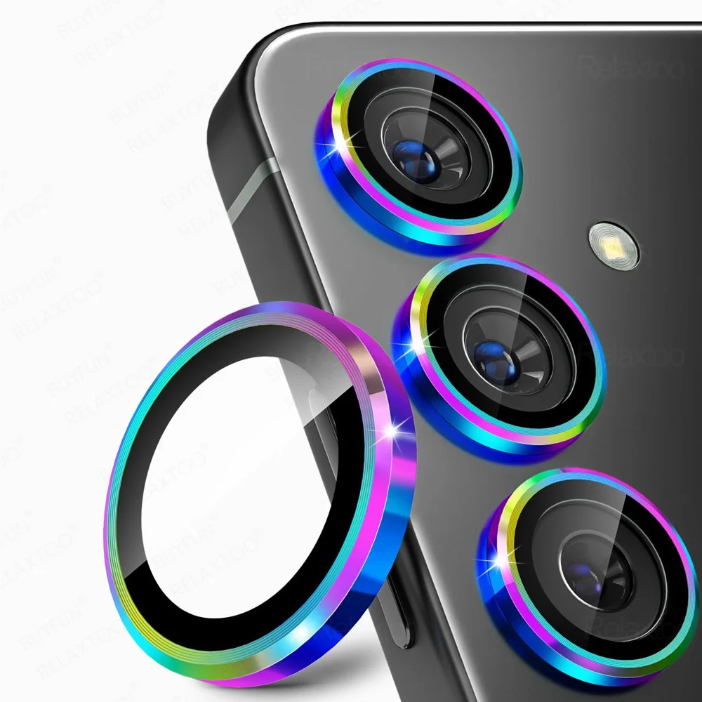Lens Metal Ring Protector Glass For Samsung Galaxy S25 Ultra Camera Lens Protection For Plus S25+ S25Ultra 5G Camera Film