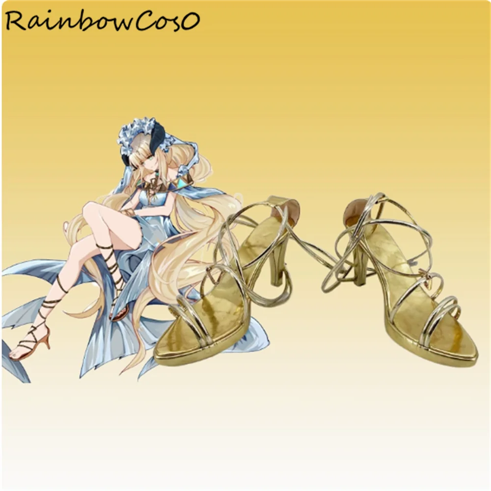 

Обувь для косплея дождя Рыцари Nightingale, сапоги, аниме, Хэллоуин, RainbowCos0 W4322
