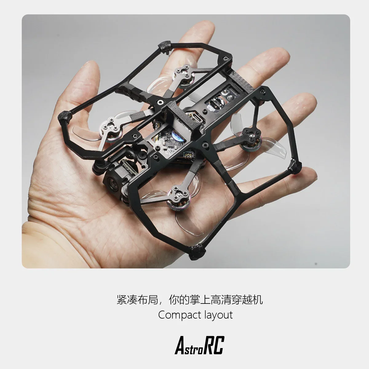 AstroRC Carbonfly 80 HD Digital Indoor Flying Model 2S