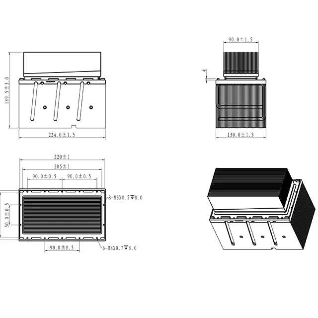 Thermoelectric Efficient Thermoelectric Cooler Assembly Peltier Module  Reliable Parts Thermoelectric Generator Heat