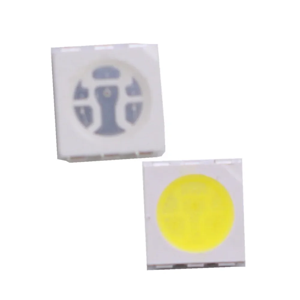 0.5W SMD 5050 LED ضوء حبة 40-45lm أبيض/الدافئة الأبيض UV SMD LED الخرز مصباح LED رقاقة DC3.0-3.6V ل LED الذرة ضوء لمبة قطاع