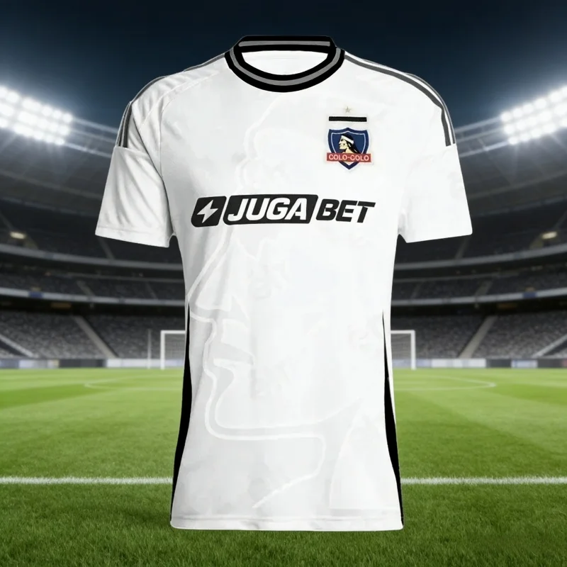 Camiseta de Fútbol Colo Colo 2026, Nueva, de Manga Corta, Moderna y a la Moda, para Hombre y Mujer, Transpirable, para Playa