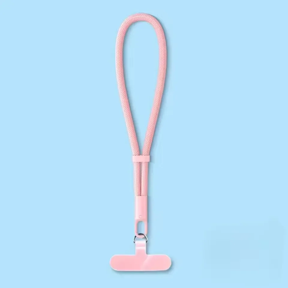 Universelles, verstellbares Handy-Lanyard, kurzes Handgelenkband mit selbstsicherndem Anti-Drop-Design, langlebiges Polyester-Telefonband