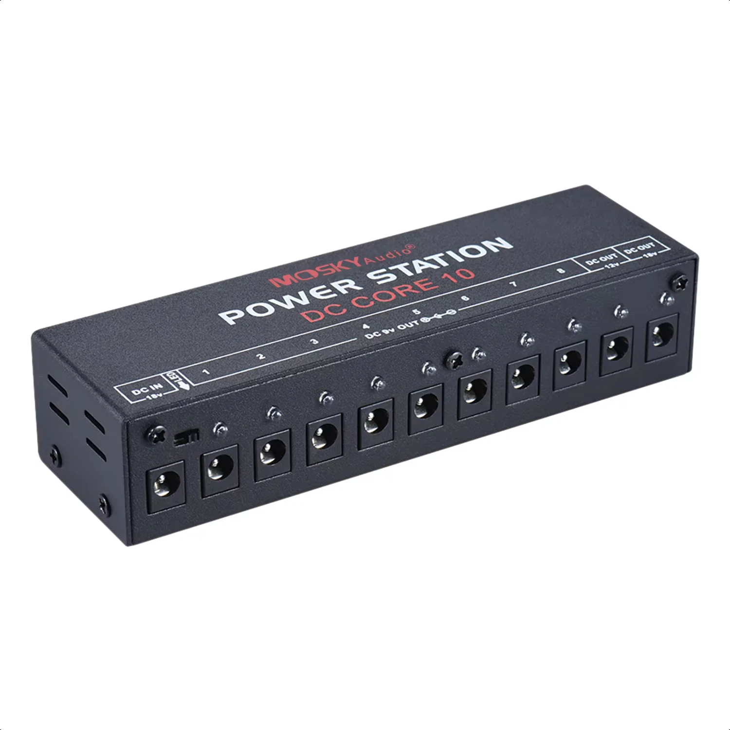 DC-CORE10 Mini Power Supply - 9V 12V 18V Guitar Effect Ten Isolated Outputs - Compact Portable