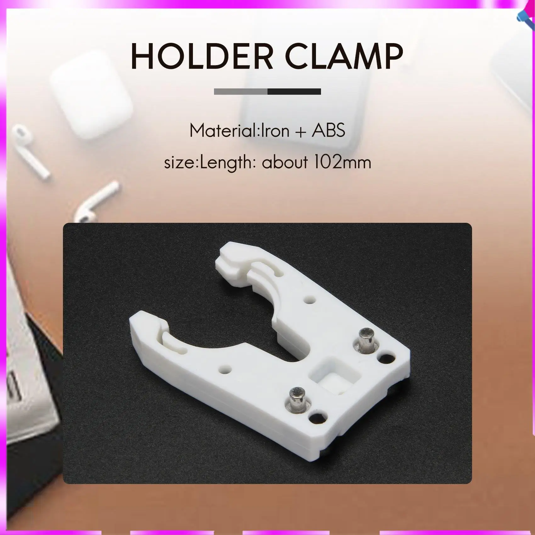 N96R 5 قطعة/الوحدة ISO30 أداة حامل المشبك الحديد + ABS لهب برهان المطاط مخلب #5