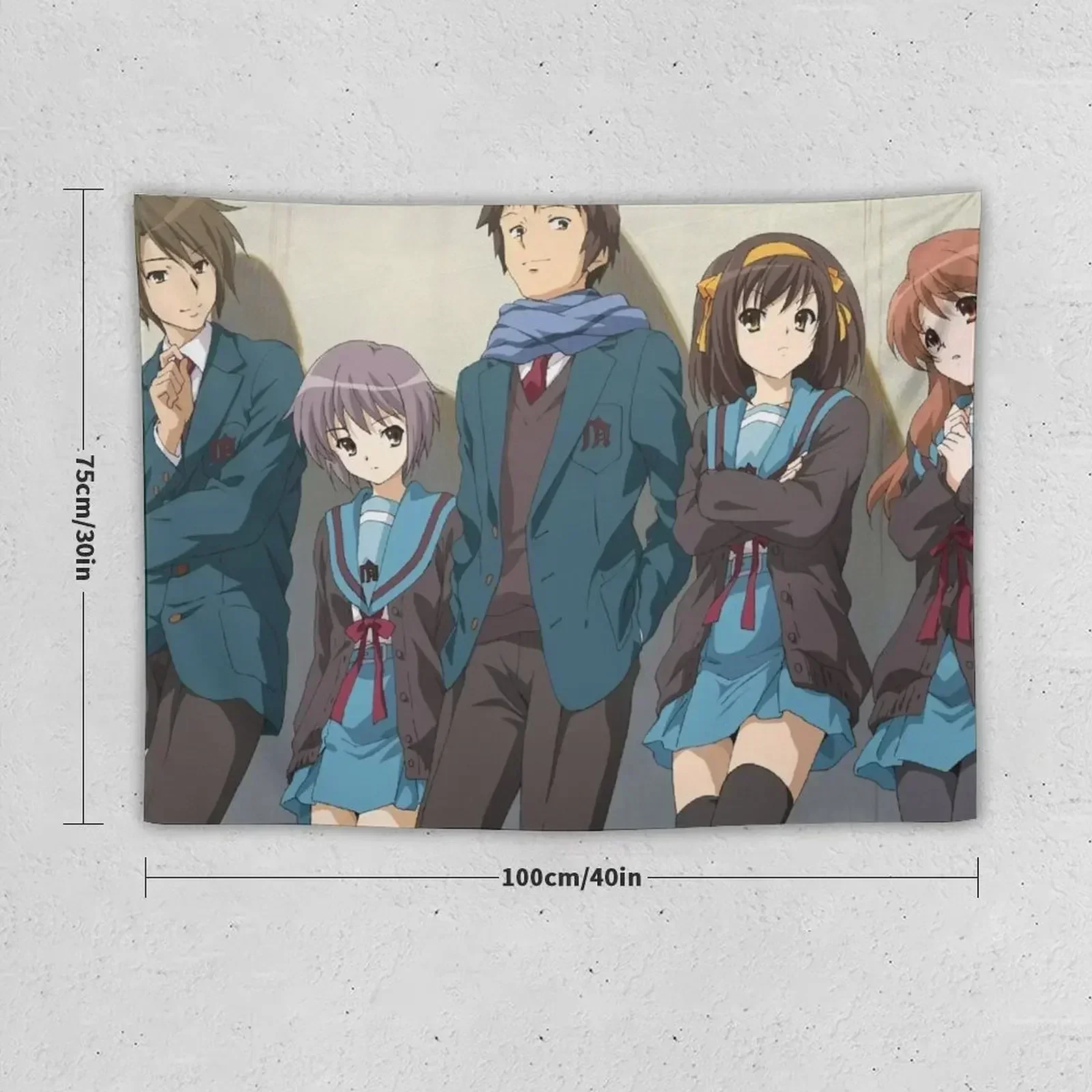 The Melancholy of Haruhi Suzumiya 3 Tapestry Room Decorations Aesthetic Room Decorating Aesthetic Tapestry