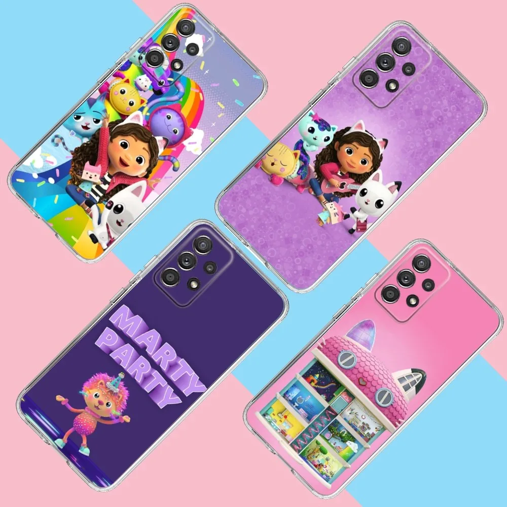 Cute G-Gabbys D-Dollhouse  Phone Case  For Samsung S30,S23,S21,S22,S20,Ultra,S20,S10,S9,S8,PIus Soft Clear Silicone Cover