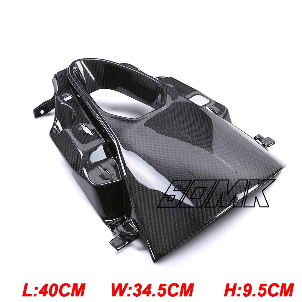 Motorcycle Carbon Fiber Windshield Air Intake Center Cover Front Fairings Protector For BMW M1000RR M1000 RR 2023 2024