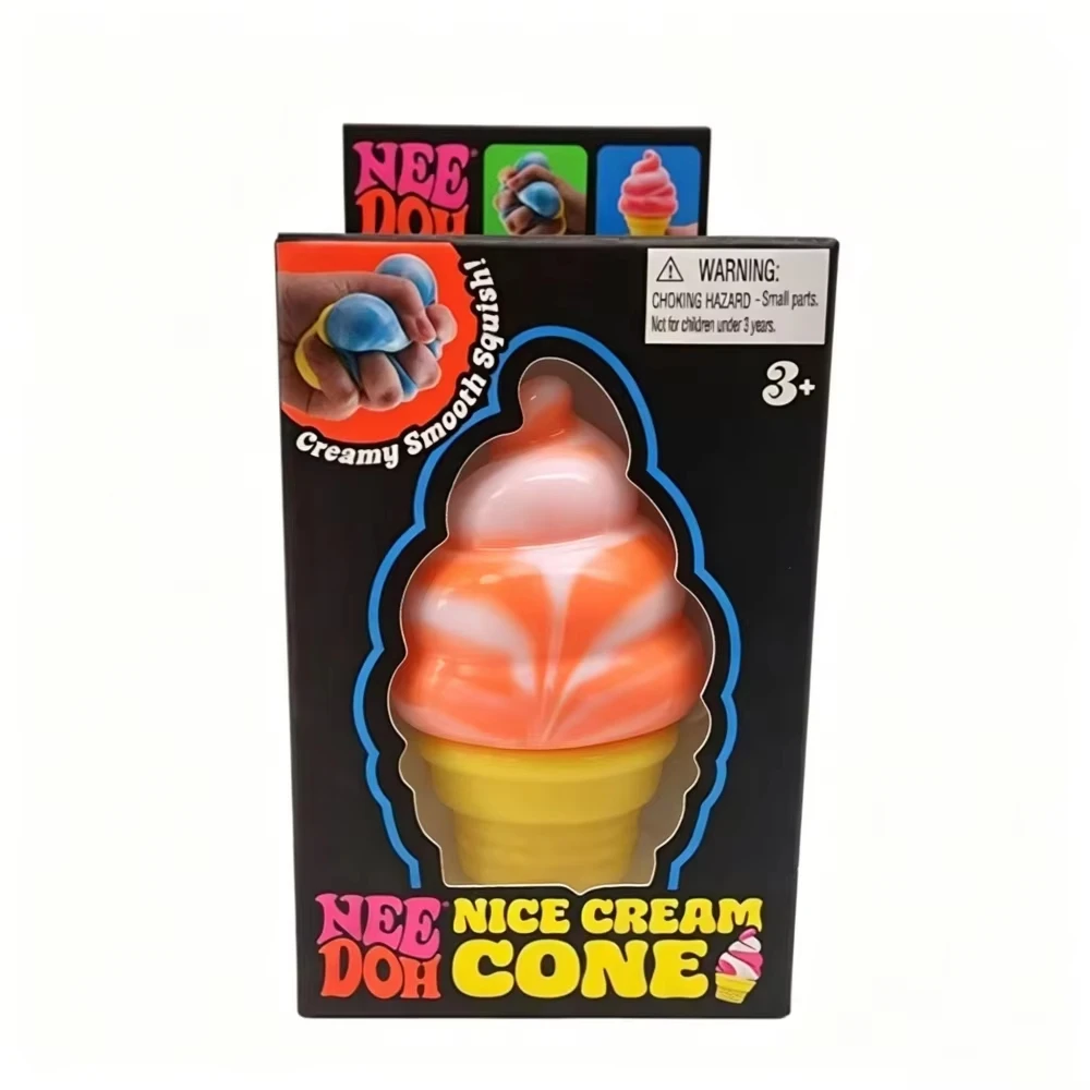 Fashionable Style, Soft To The Touch, Ice Cream Popsicle-shaped Stress Ball, Very Fun To Play with.