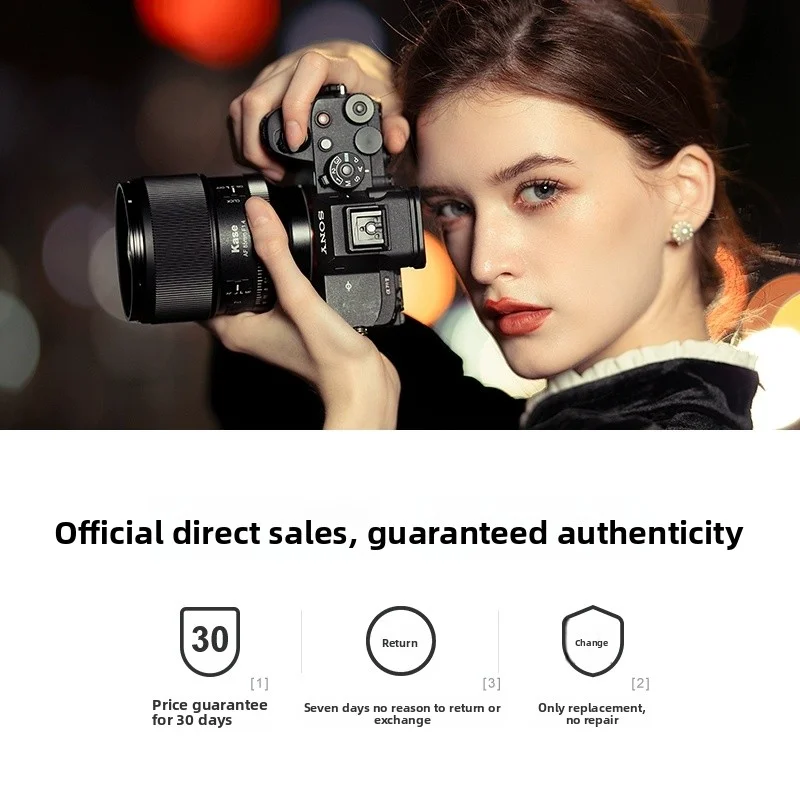Kase 85mm F1.4 Large Aperture STM Wide Angle Auto Focus Full Frame Lens Camera Photography For Sony E Nikon Z Fuji XF Mount