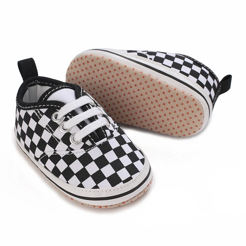 Fashionable plaid Spring And Autumn Style 0-18 Months Baby Lattice Fashion Leisure Sports Shoes Newborn Baby Shoes Toddler Shoes