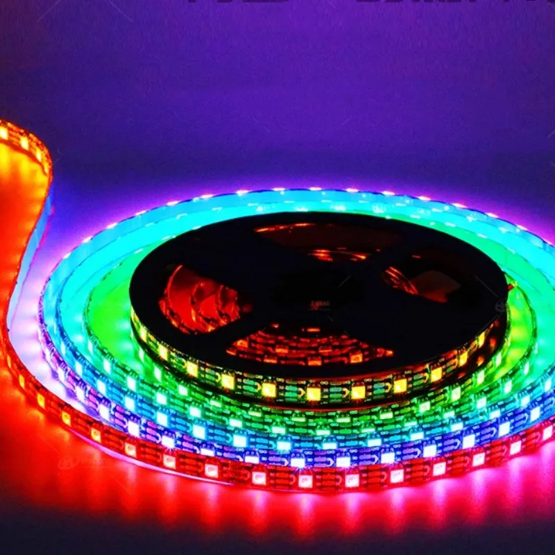 

1/5M DC5V WS2813 LED Strip WS2812B Updated RGB Full Color Dual-signal Individually Addressable 30/60/144 Leds/M Tape Light