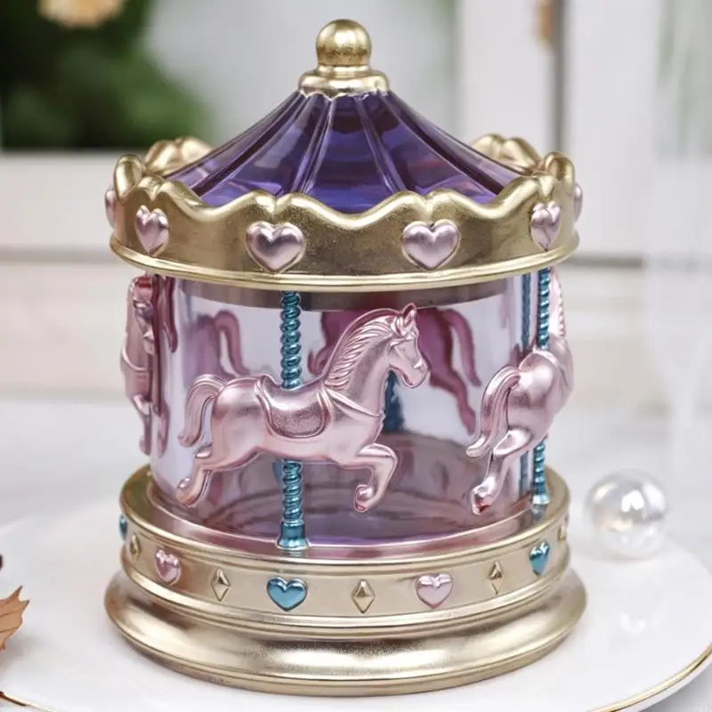  Two-Piece Silicone Carousel Mold for Box, Cup, and Small Craft Builds