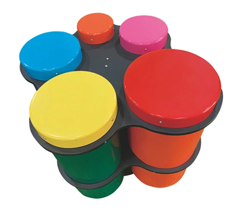 

Moetry Creative Design Outdoor Musical Playground Equipment Kids Percussion Play Instrument Colorful Drums