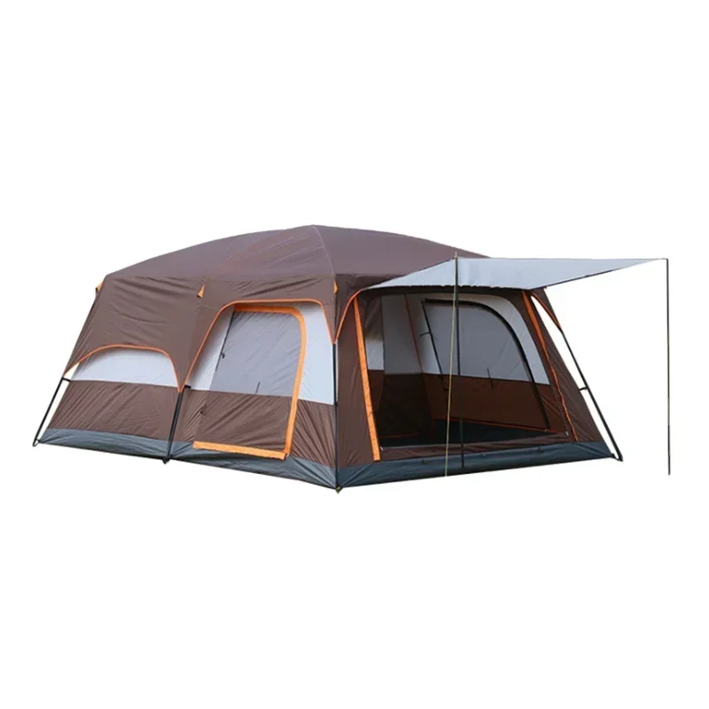 8-10 Person Big Camping Tent Waterproof 2 Bedrooms Big Size Travel Tent Outdoor Camping Tent For Family