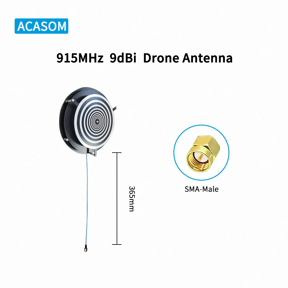 Antena alta do impulsionador do amplificador do ganho de FPV, sentido do zangão, construtor, 915MHz, 900MHz, 928MHz, 940MHz