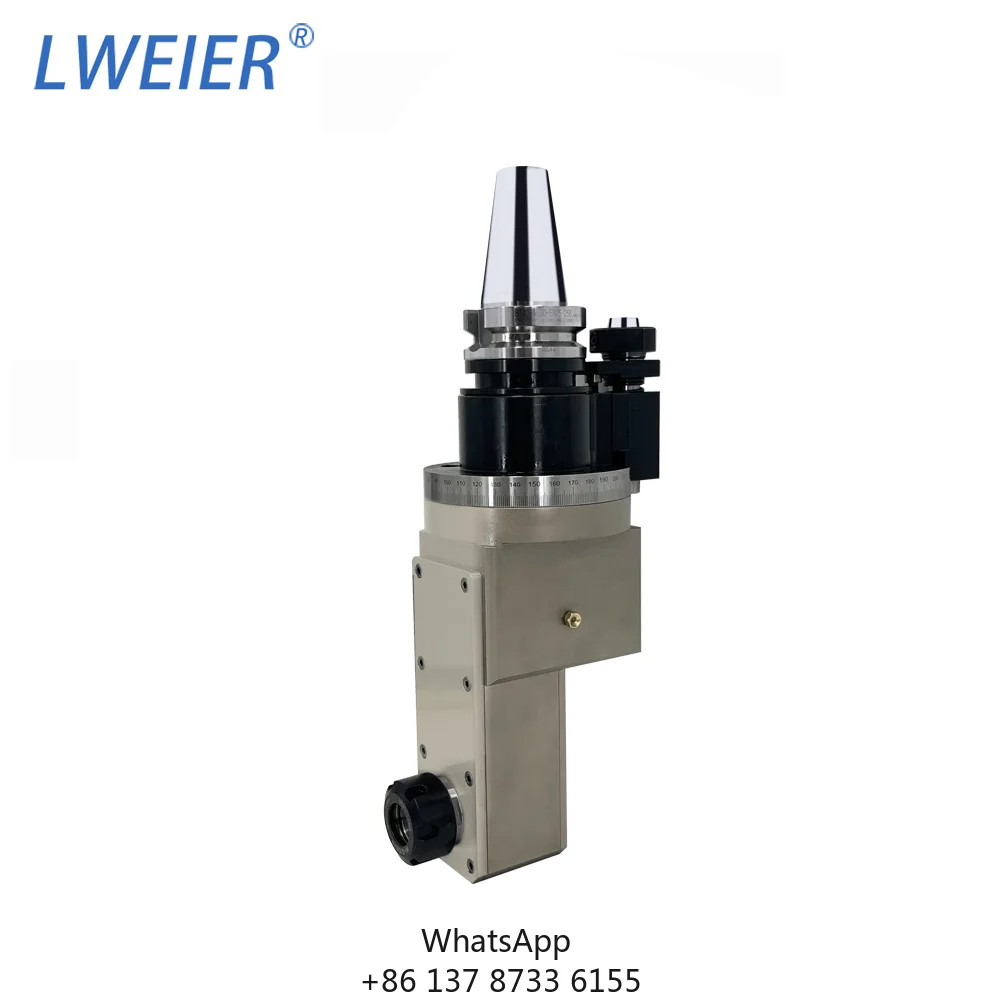 Best Sale Cnc Angle Head BT40 ER20/25/32/40 For CNC Drilling Tapping Milling Machine Horizontal Milling Head