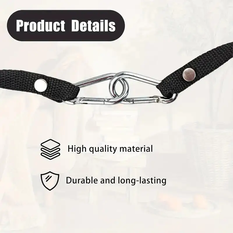 1/4PCS Nastro perizoma Supporto per nastro elettrico Nero Appaltatore elettrico Cinture per utensili regolabili