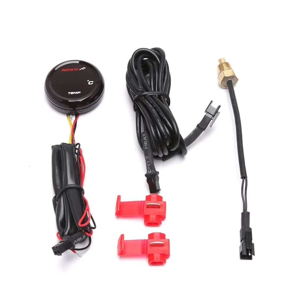 Koso Round Water Temp Meter for Yamaha NMAX TMAX XMAX Digital Motorcycle Water Temperature Gauge 0~120 Degree Display