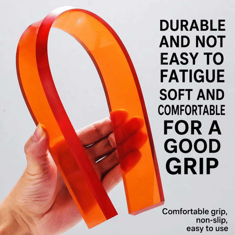 New 30/50cm Wall Scraper Putty Polyurethane Arc Scraper Putty Squeegee Spatula Plastering Tool Wall Repair
