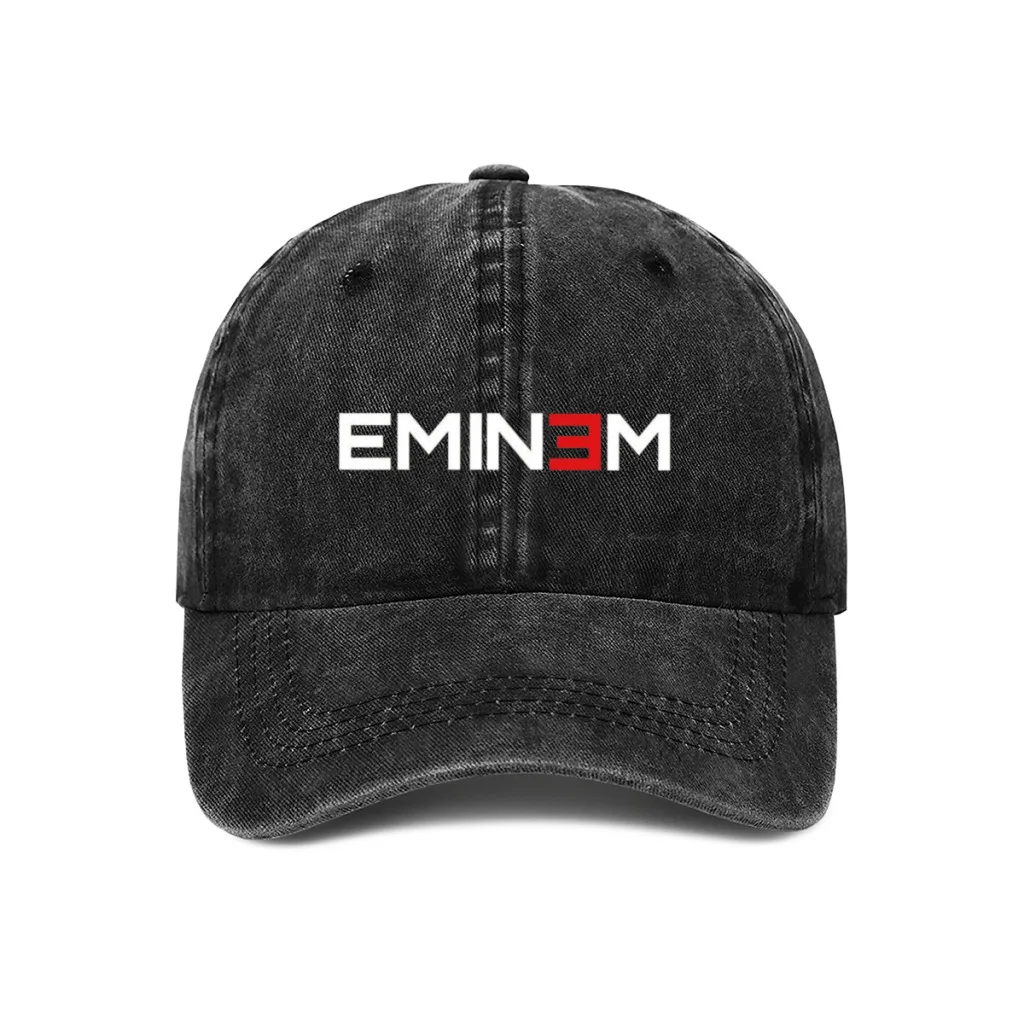 Czapka z daszkiem Eminem unisex, bawełniana, regulowana czapka dla dorosłych dla mężczyzn, kobiet, hip-hopu