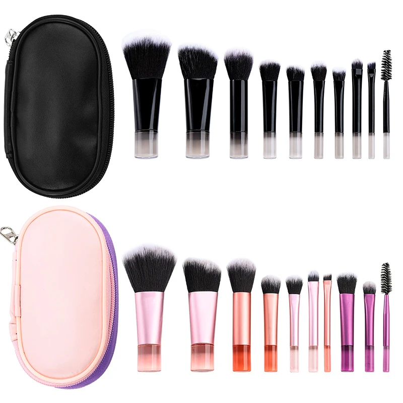 

10PCS Makeup Brushes Set Professional Super Soft Cosmetics Foundation Blush Eyeshadow Contour Detail Blending Brush Beauty Tool