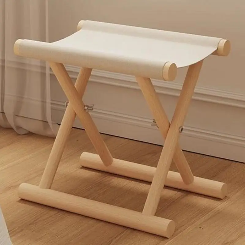 

Складной табурет, портативный бамбуковый складной табурет, устойчивый для рыбалки, столовой, ванной комнаты, спальни, сада, общежития, кухонный комод