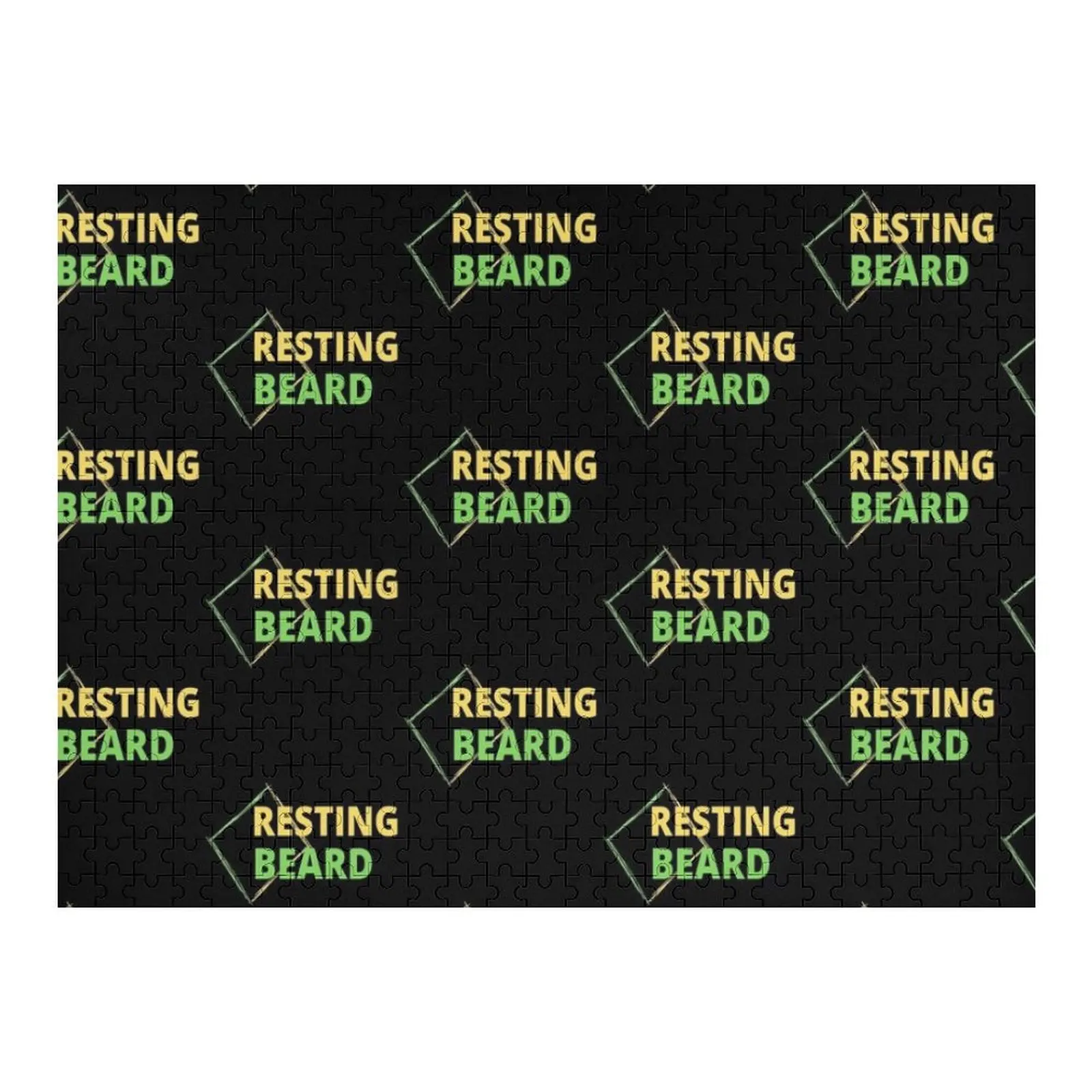 

Resting Beard Jigsaw Puzzle Personalize With Personalized Photo Customized Kids Gift Puzzle